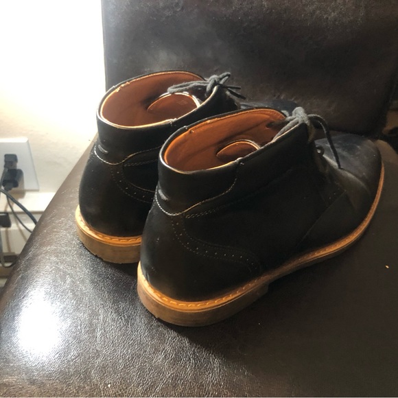 Nunn Bush Hawley Men's Wide Dual Comfort Black Lace Up Chukka Boots Size 12M - Picture 6 of 16